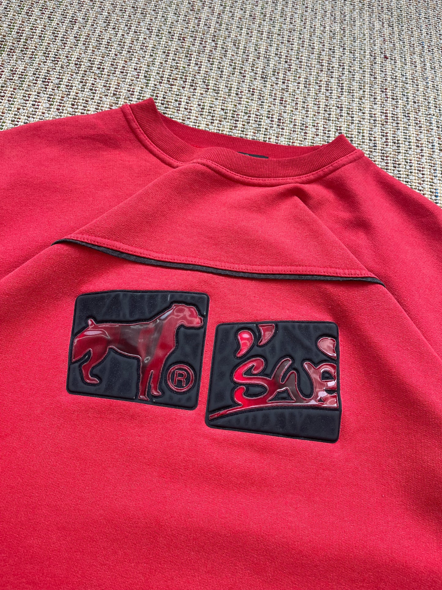 90S DOG PATCH SWEATSHIRT (M)