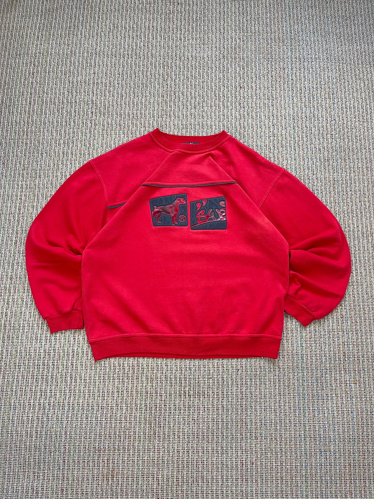 90S DOG PATCH SWEATSHIRT (M)