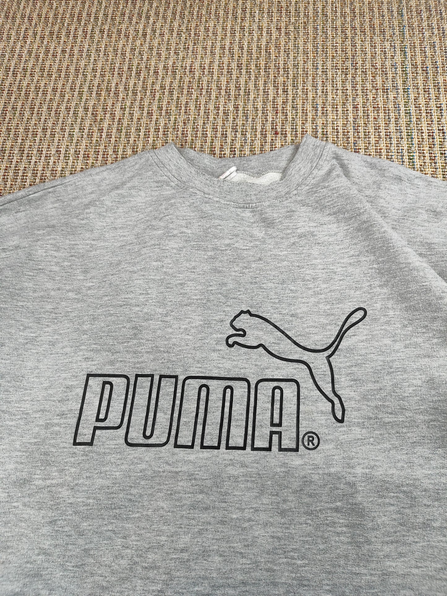 90S PUMA SPELL-OUT SWEATSHIRT (XL)