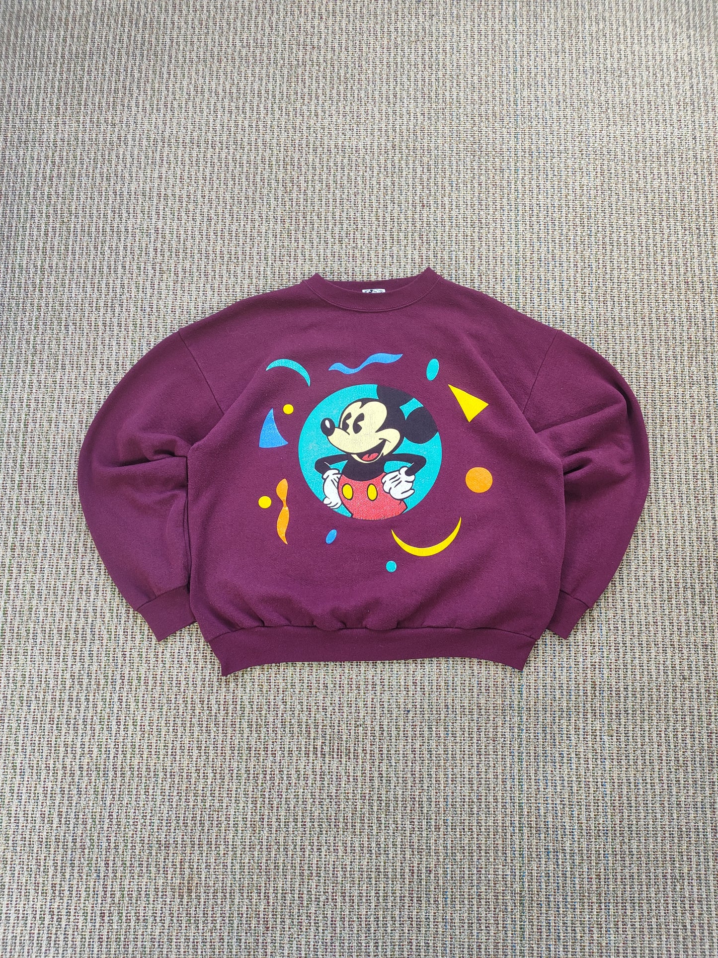 90S DISNEY MICKEY MOUSE SWEATSHIRT (L)