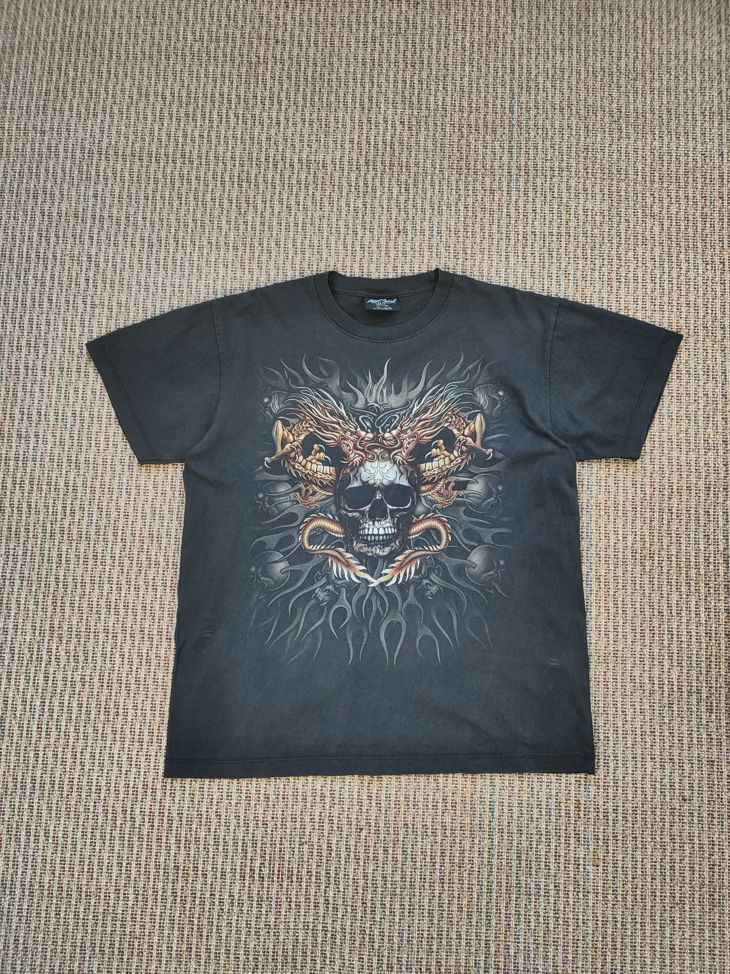 90S AFFLICTION STYLE GRUNGE TEE (L)