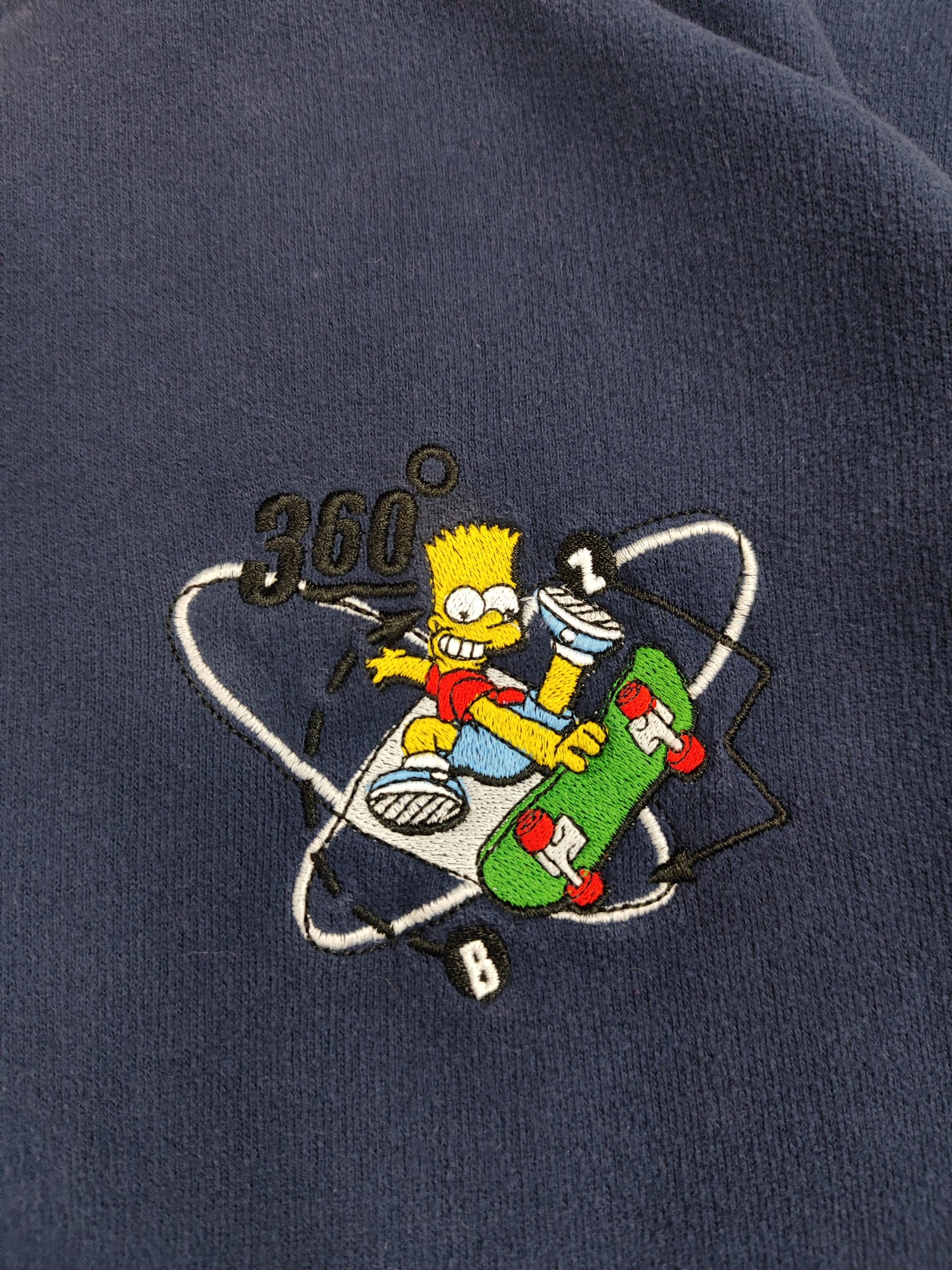 VINTAGE THE SIMPSONS 2001 BART SKATE SWEATSHIRT (S)
