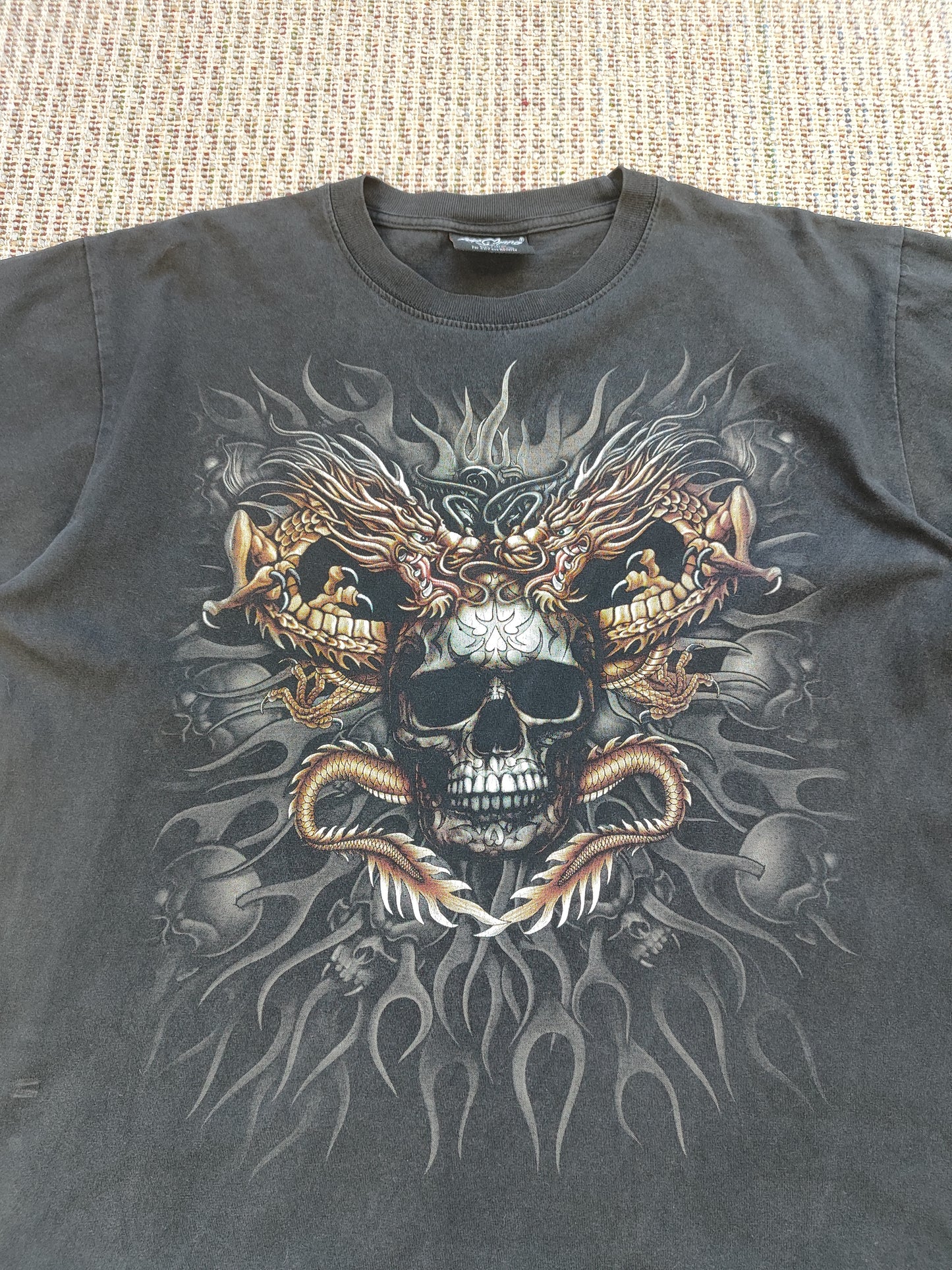 90S AFFLICTION STYLE GRUNGE TEE (L)