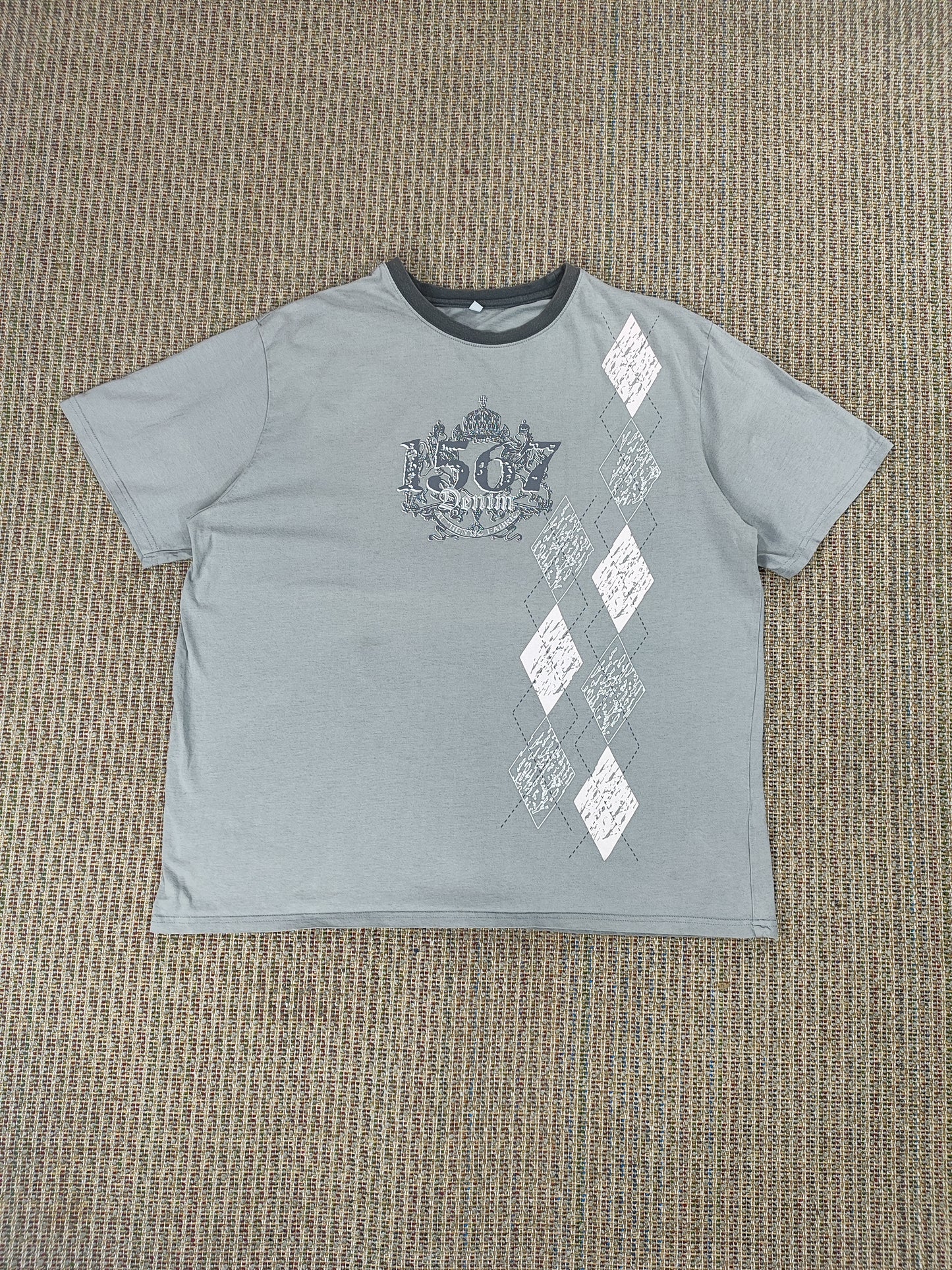 Y2K 'DENIM 1567' GRAPHIC TEE (XXL)