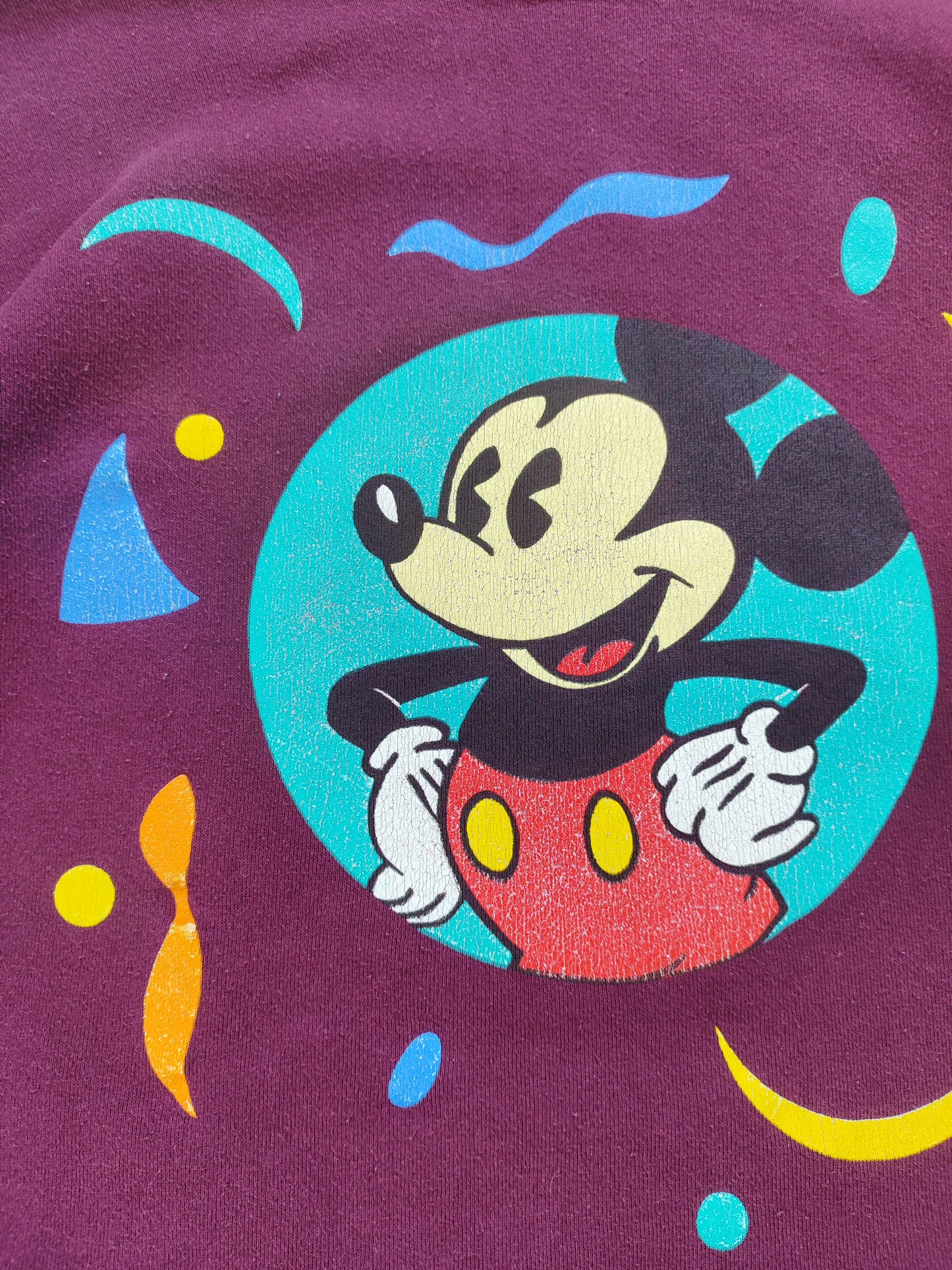 90S DISNEY MICKEY MOUSE SWEATSHIRT (L)