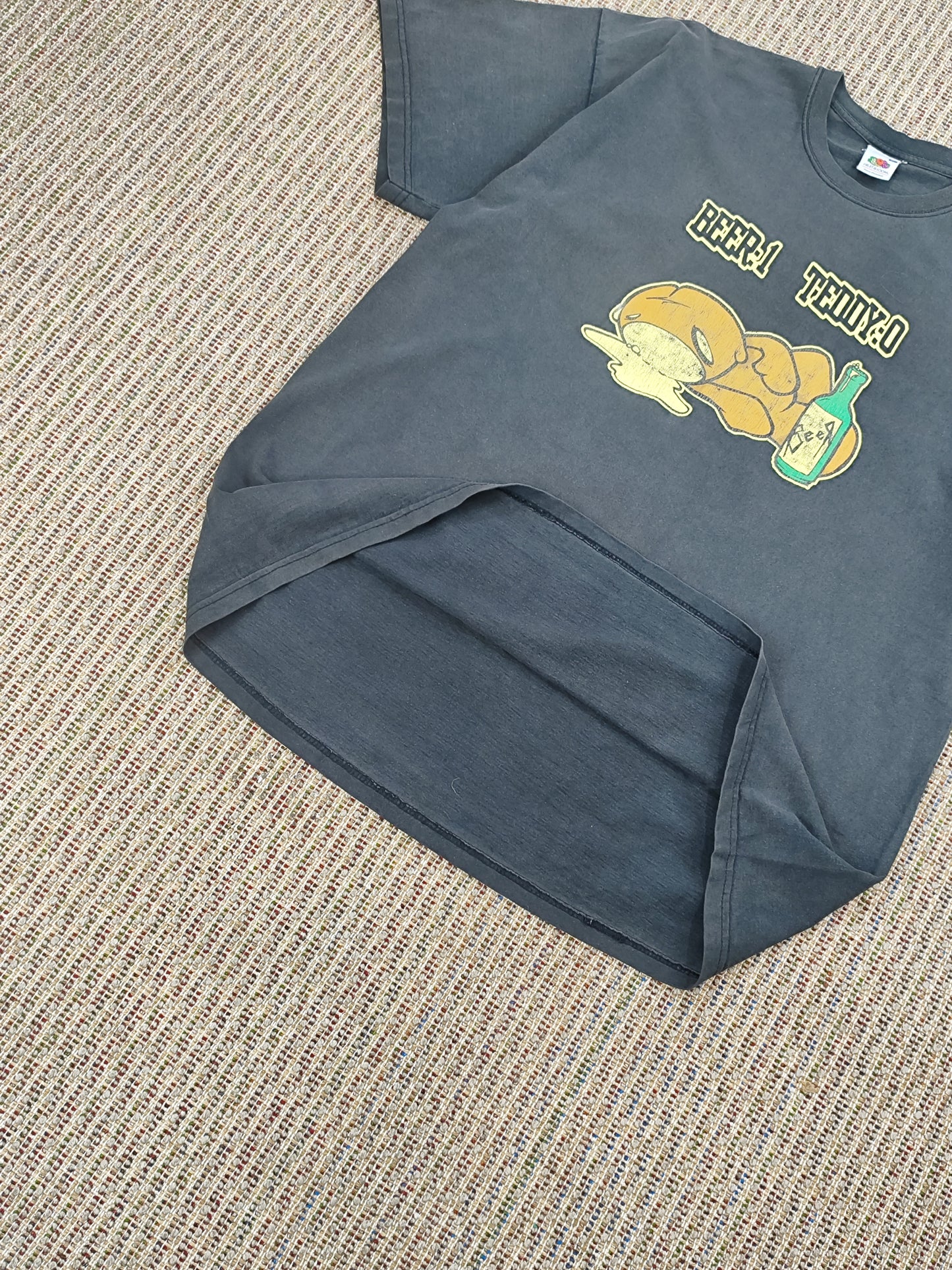 Y2K FADED DRUNK TEDDY T-SHIRT