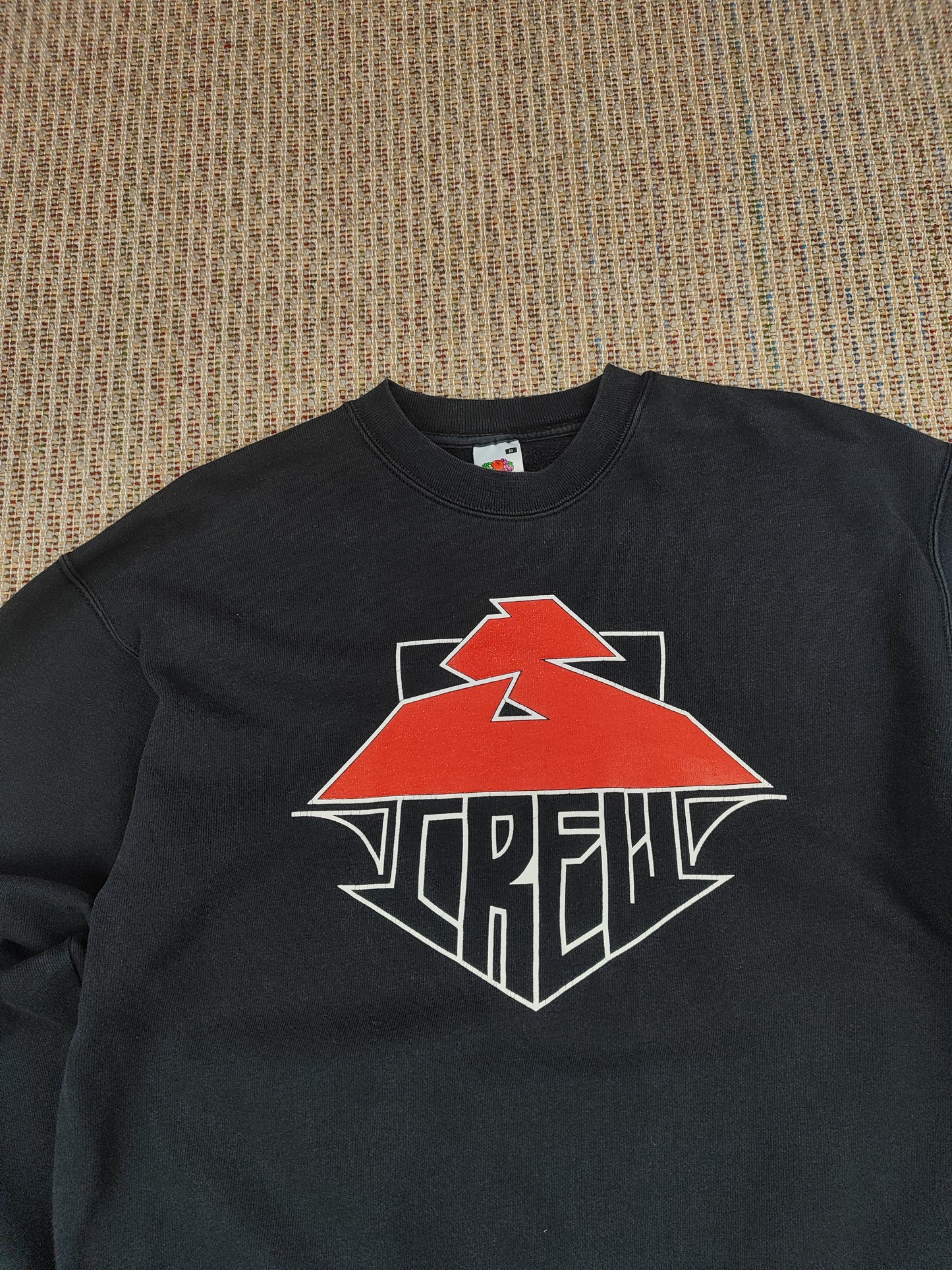 VINTAGE GRAPHIC 'S CREW' SWEATSHIRT (M)