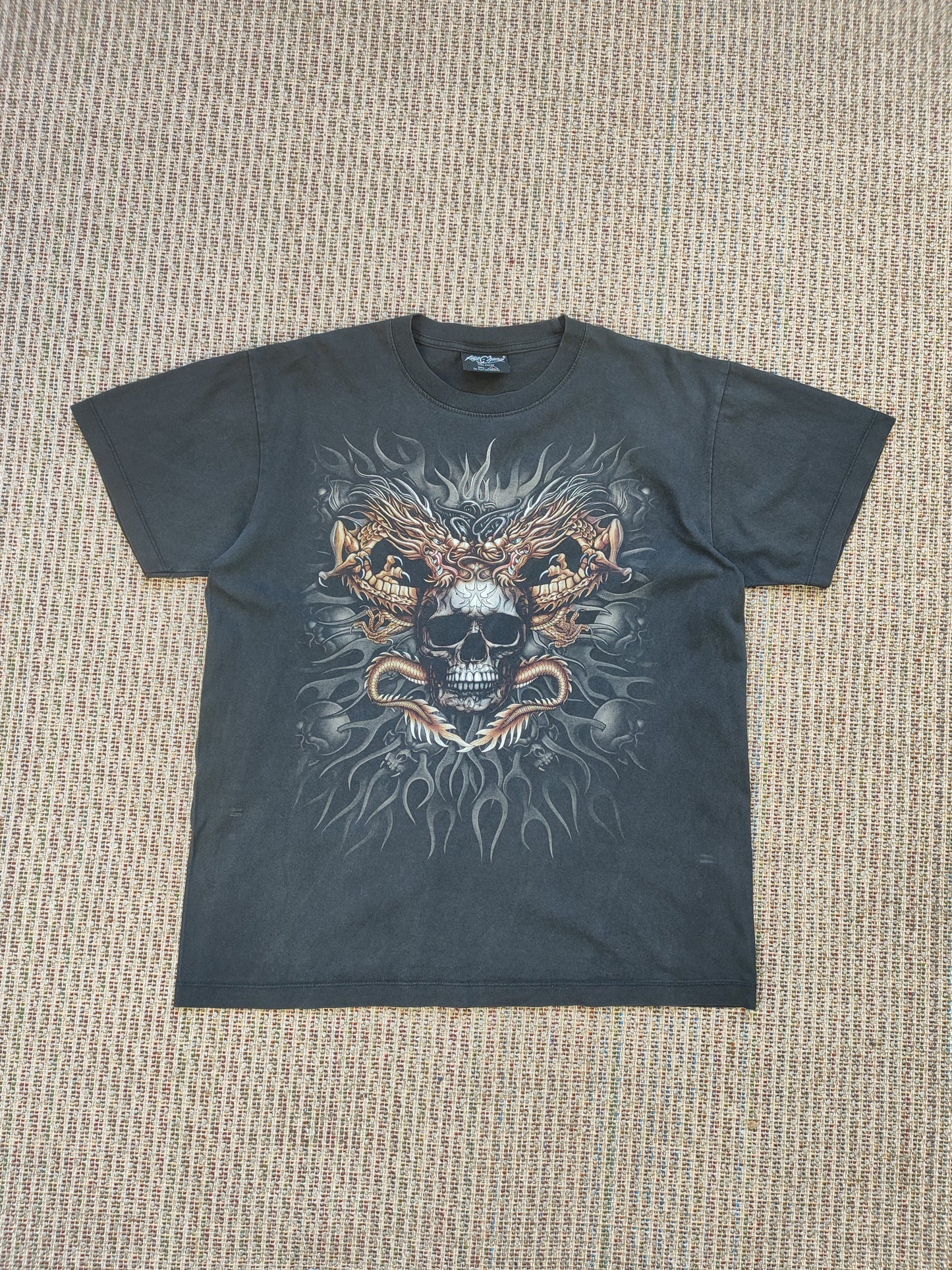 90S AFFLICTION STYLE GRUNGE TEE (L)