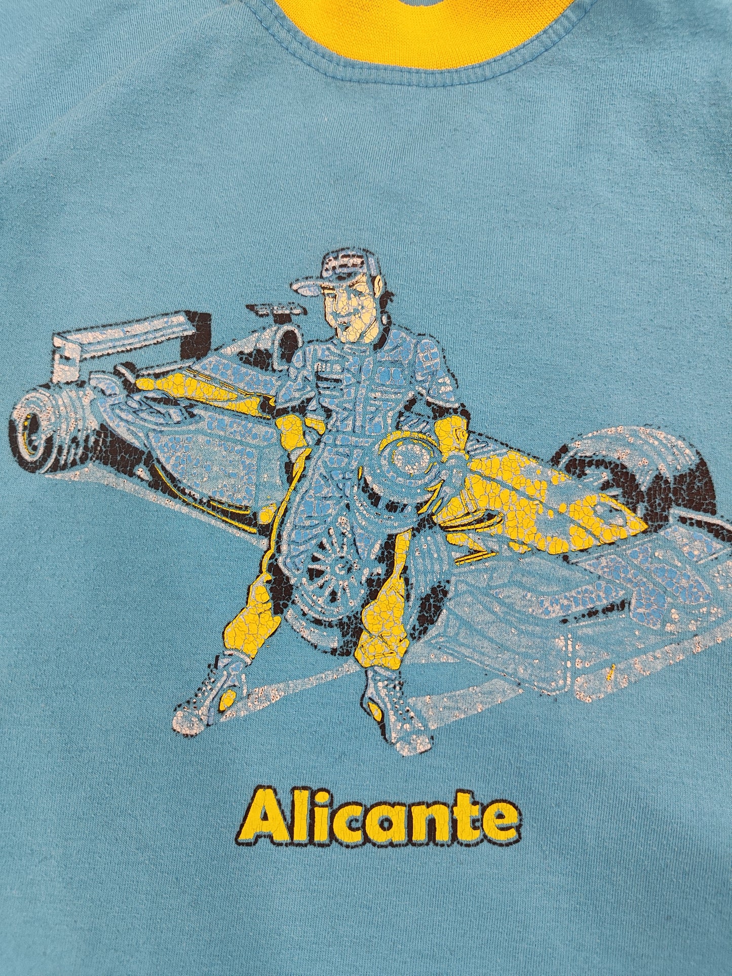 VINTAGE RACE CAR GRAPHIC T-SHIRT (L)