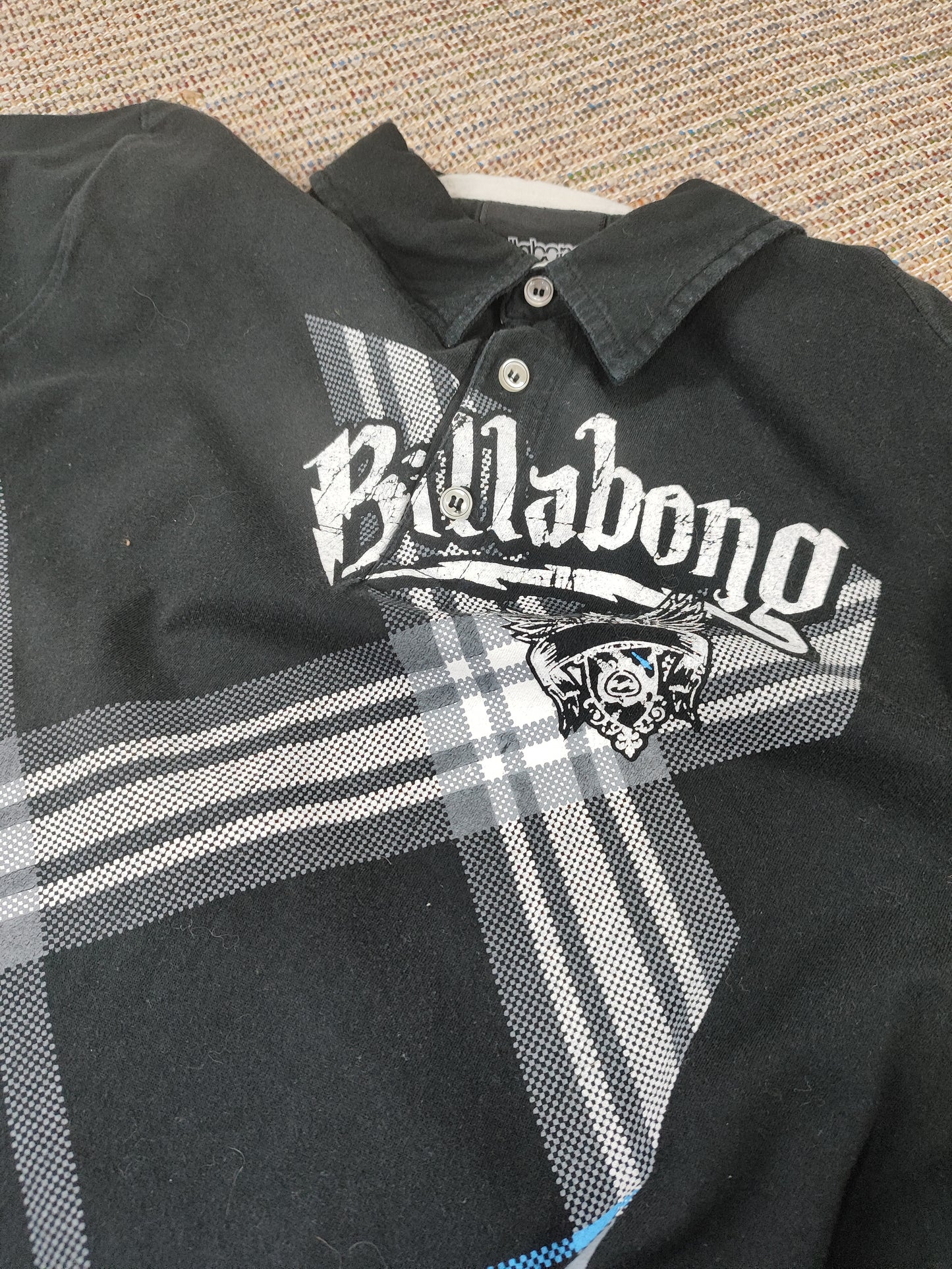 Y2K BILLABONG POLO SHIRT (M)