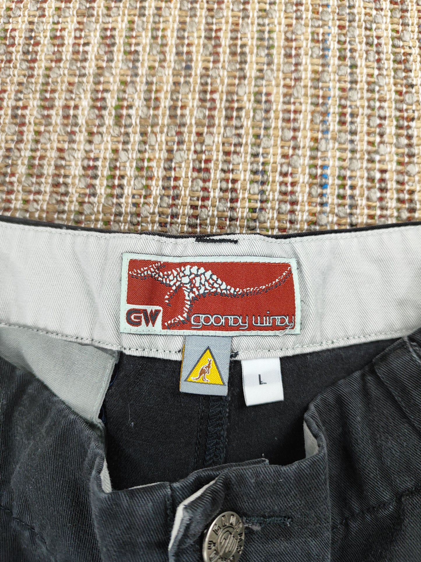 VINTAGE G.W LOOSE FIT CARGO SHORTS (L)