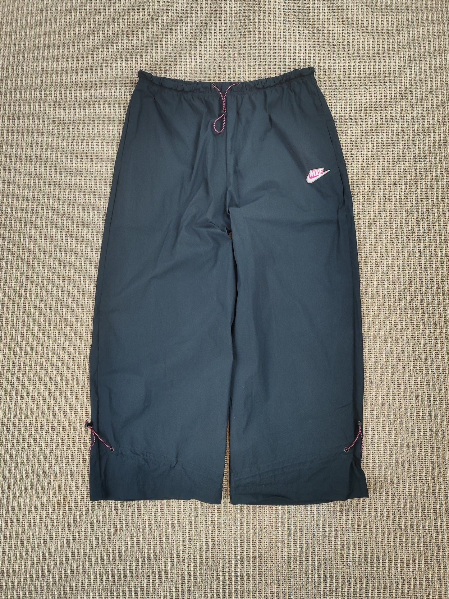 SUPER BAGGY NIKE SHELL TRACK PANTS (L)