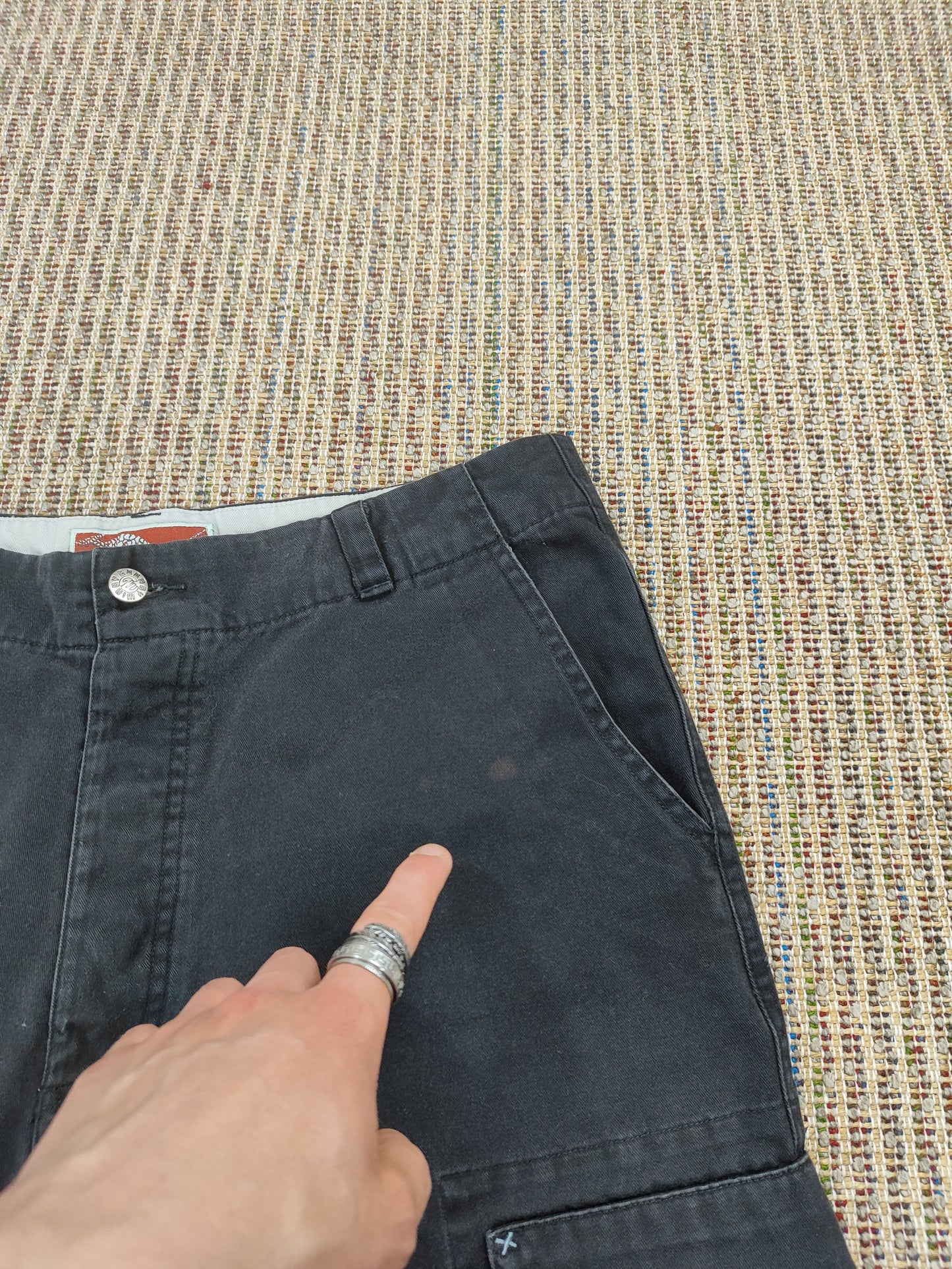 VINTAGE G.W LOOSE FIT CARGO SHORTS (L)