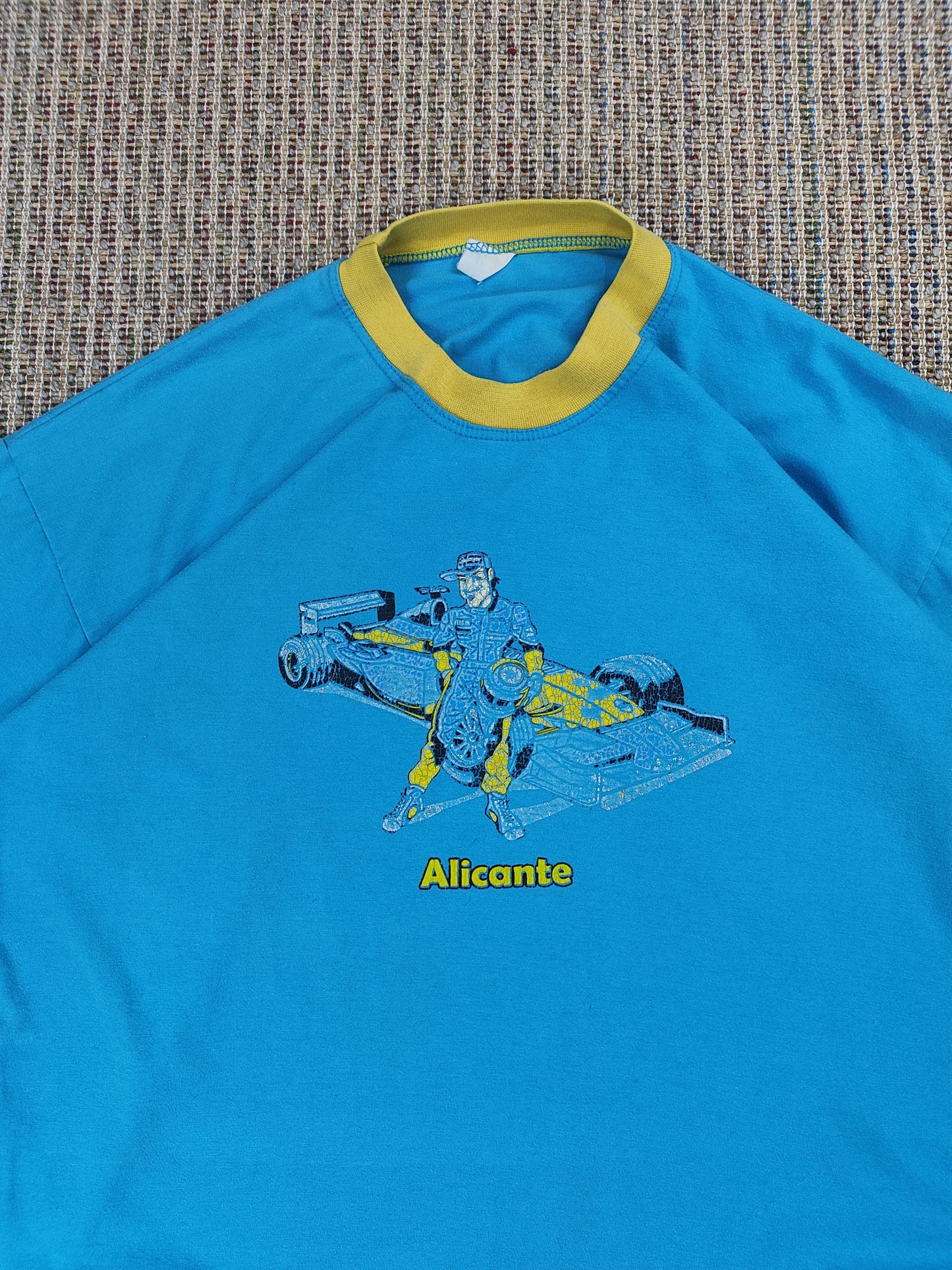 VINTAGE RACE CAR GRAPHIC T-SHIRT (L)
