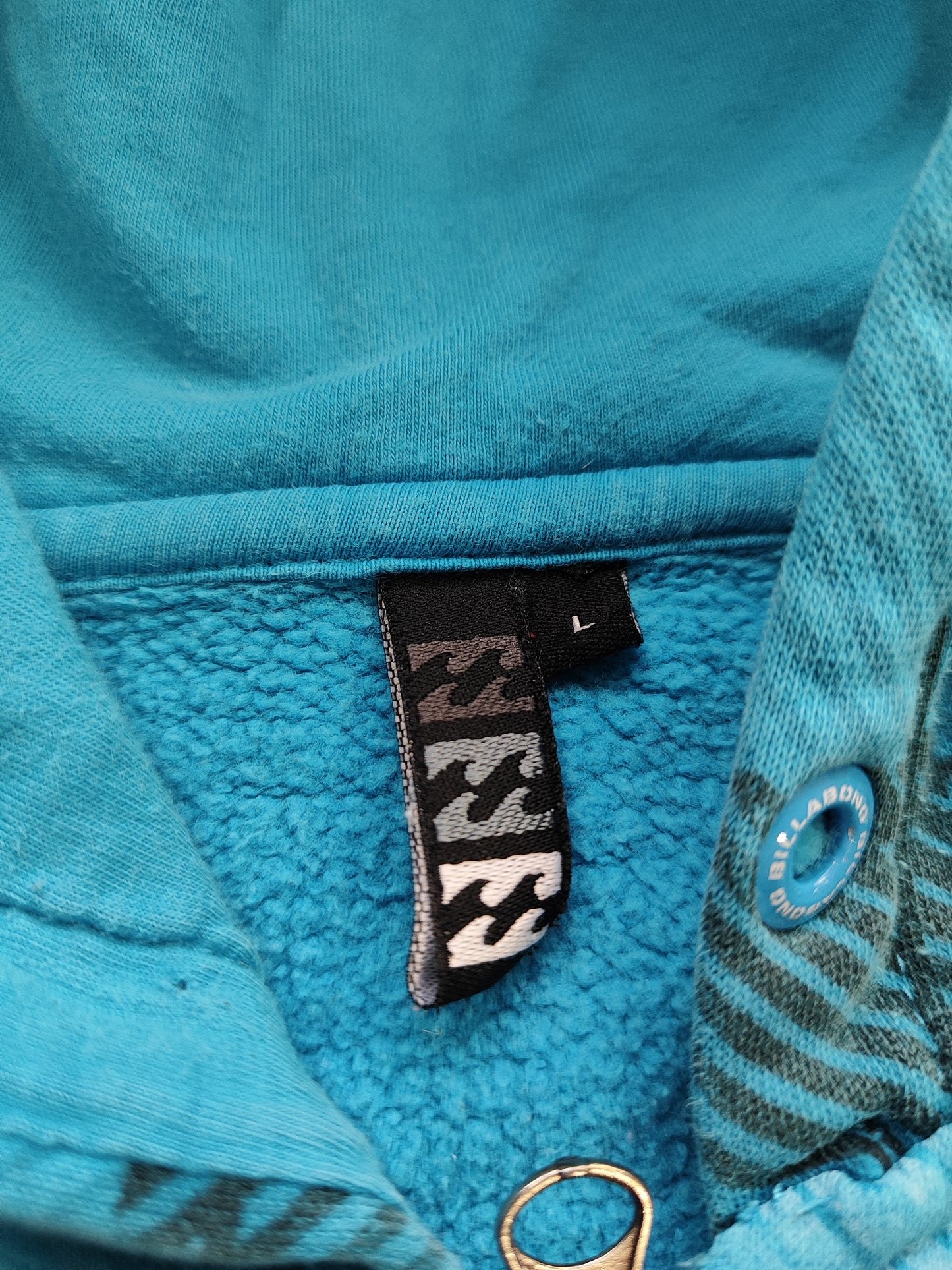 Y2K BILLABONG ZIP HOODIE (L)