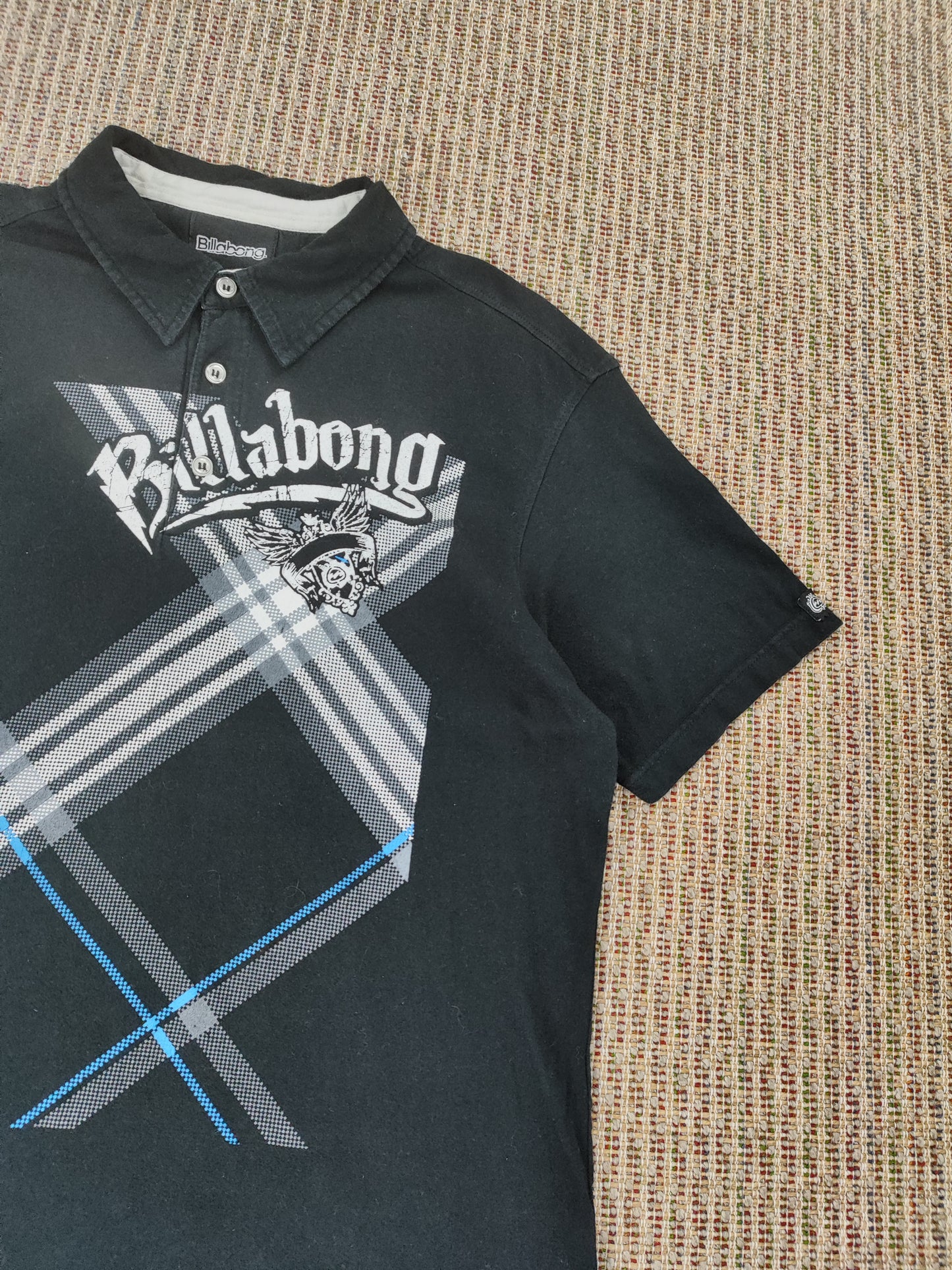 Y2K BILLABONG POLO SHIRT (M)