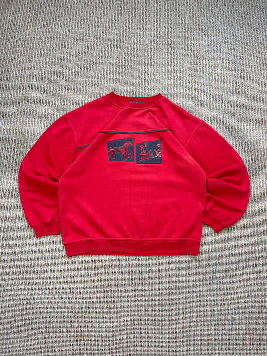90S DOG PATCH SWEATSHIRT (M)