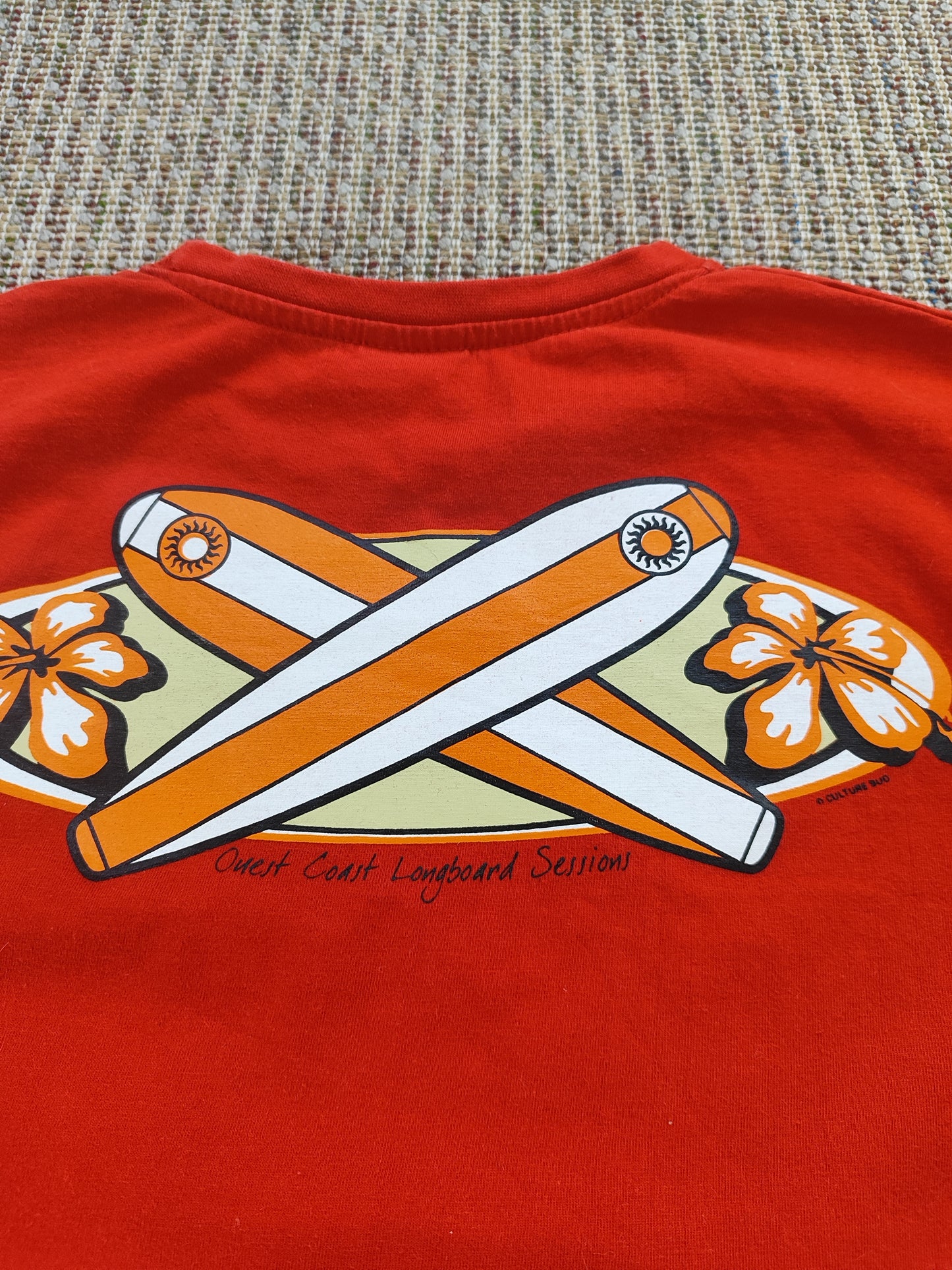90S SURF GRAPHIC T-SHIRT (L)