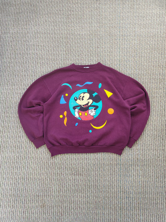 90S DISNEY MICKEY MOUSE SWEATSHIRT (L)