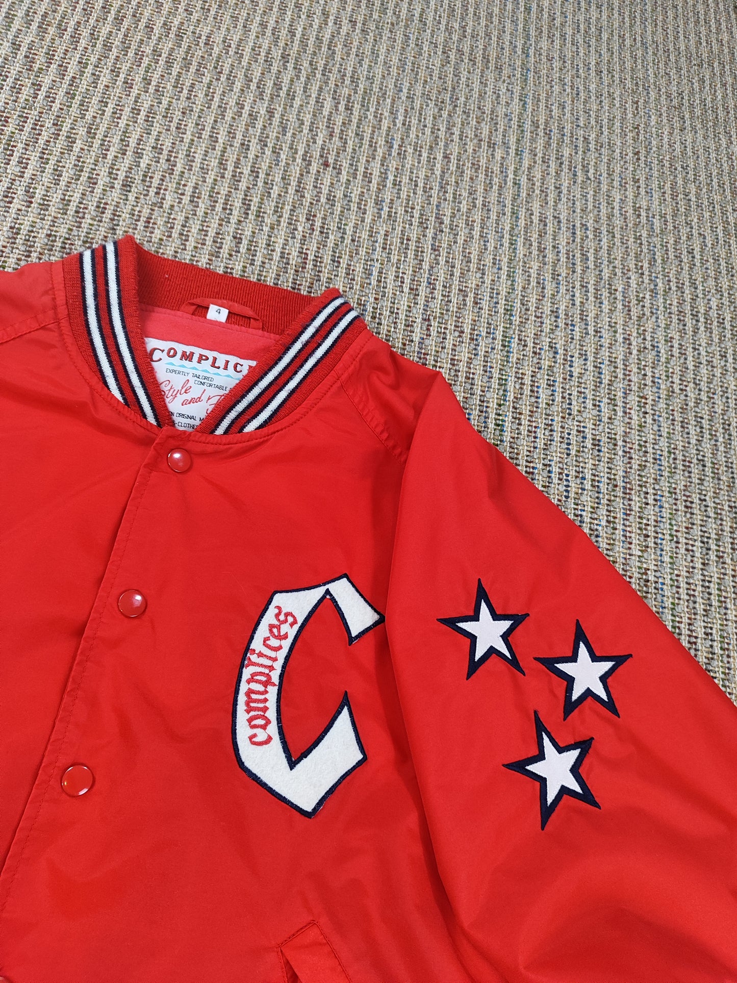 80S AMERICAN VARSITY JACKET (L)