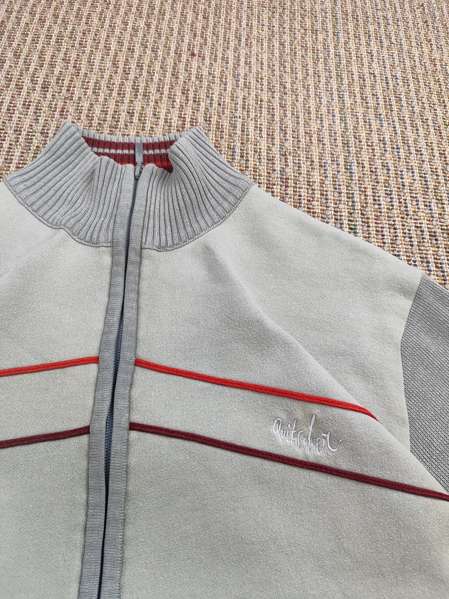 Y2K QUIKSILVER ZIP  SWEATSHIRT (L)