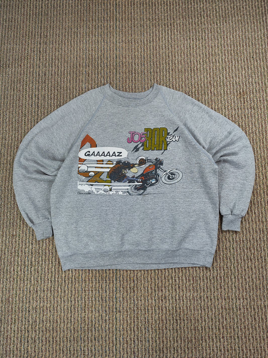 VINTAGE GRAPHIC BIKER SWEATSHIRT (XL)