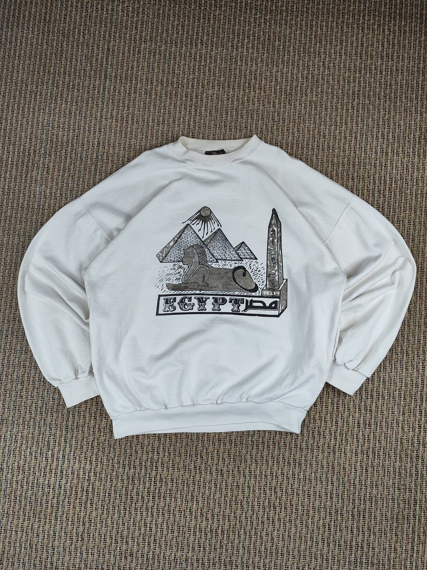 VINTAGE HEAVYWEIGHT EGYPT SWEATSHIRT (L)