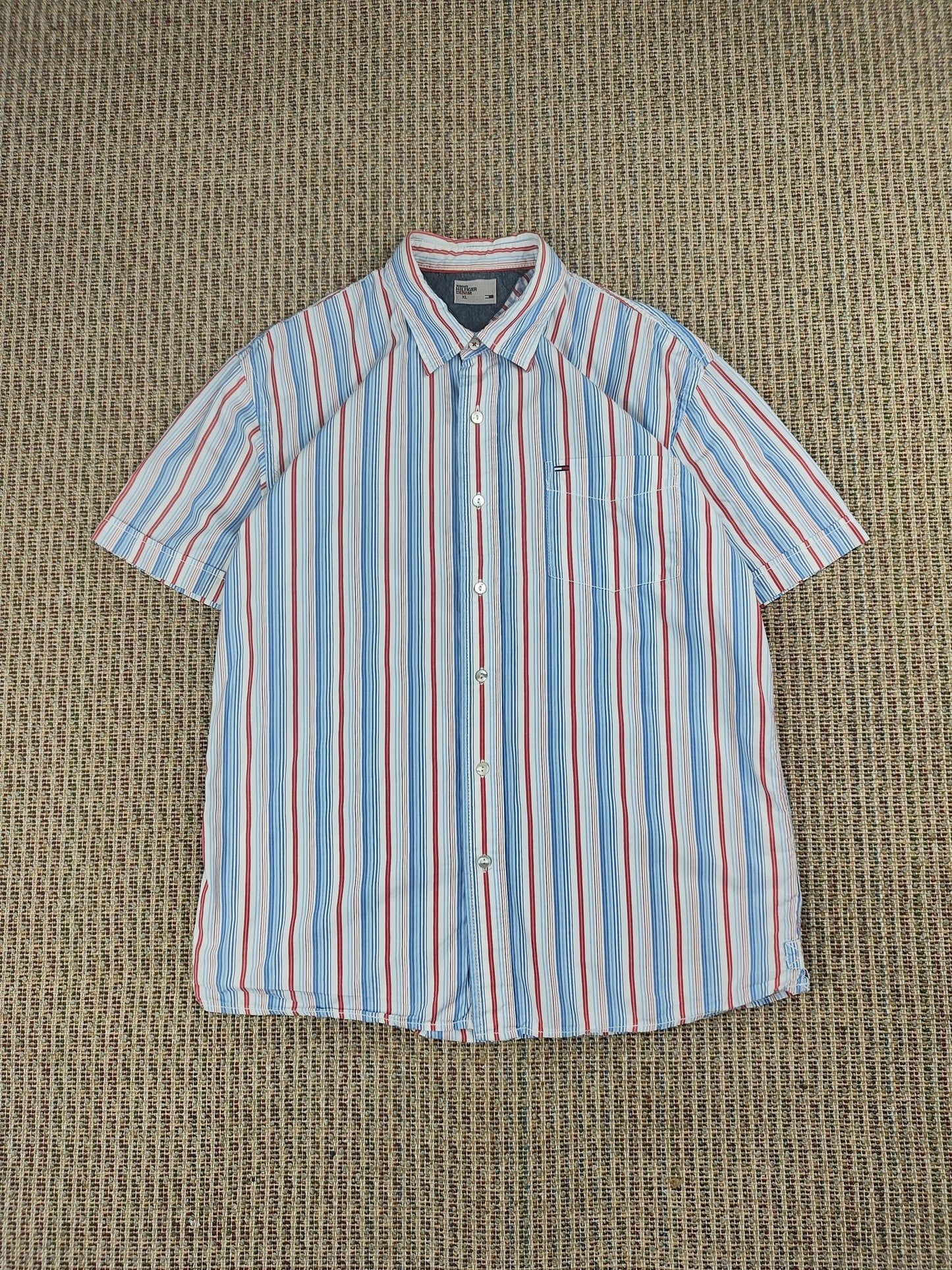 TOMMY HILFIGER STRIPE SHIRT (L)