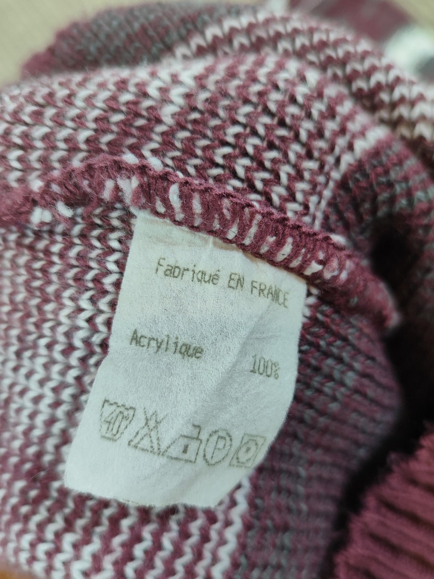 90S USA KNIT GRANDAD JUMPER (M)