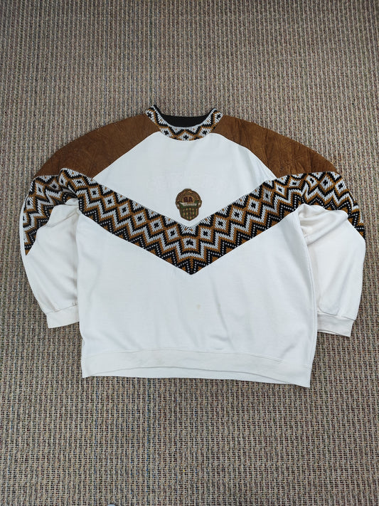 VINTAGE 80S PATTERN SWEATSHIRT