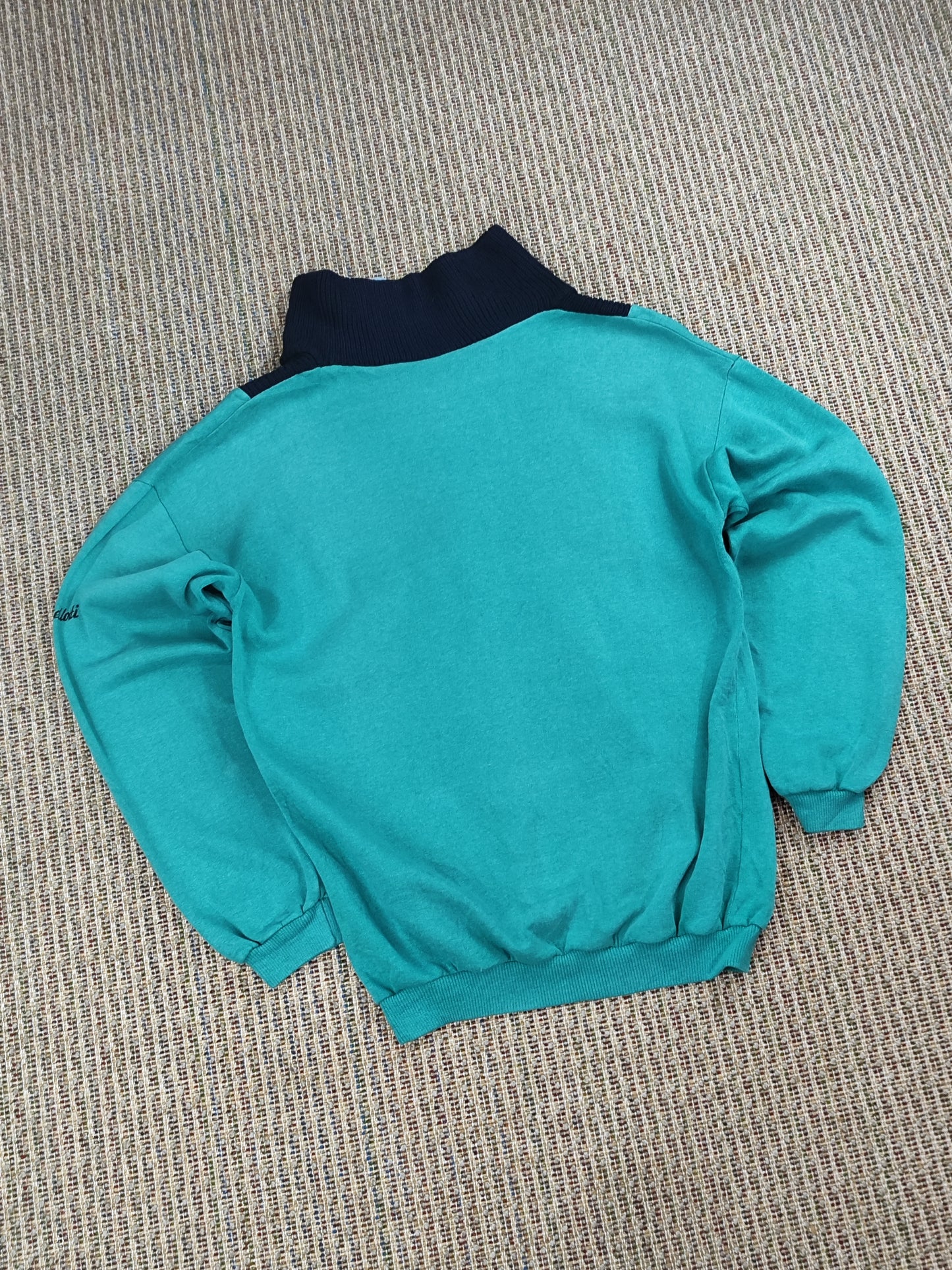 VINTAGE KNIT BLOCK SWEATSHIRT (S)