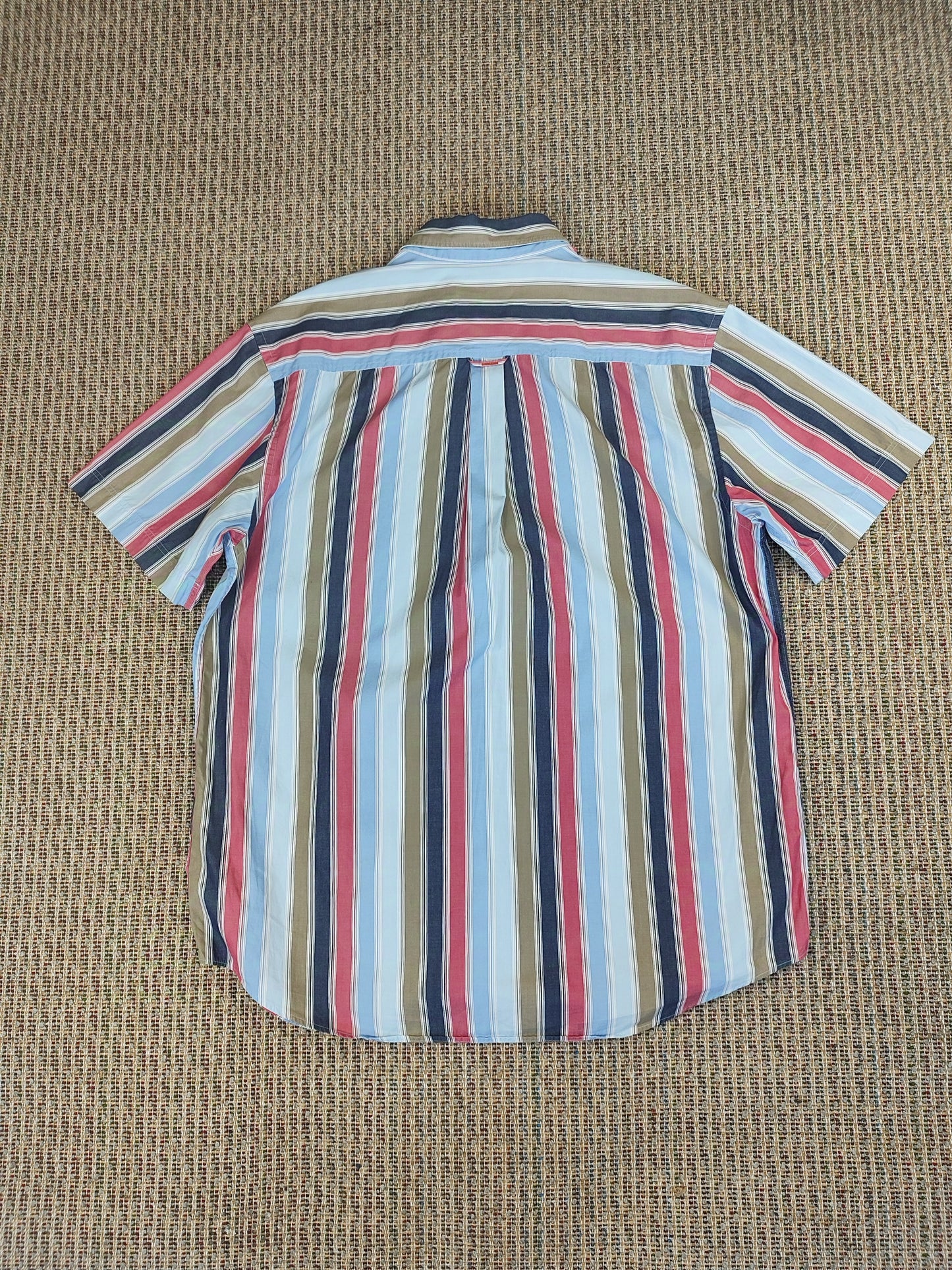 VINTAGE 90S STRIPED SHIRT (L)