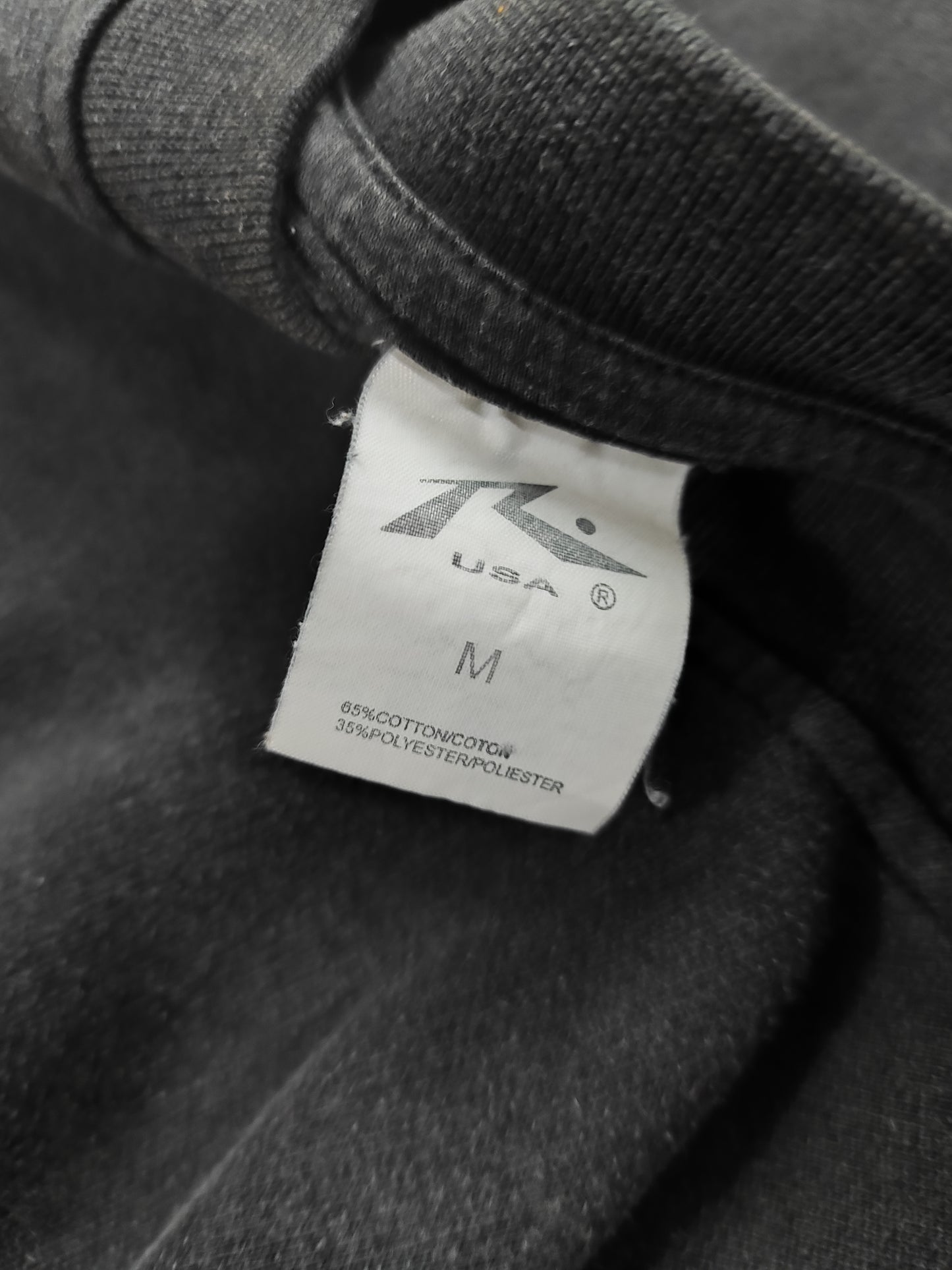 Y2K FADED BLACK RUSTY SWEATSHIRT (M)