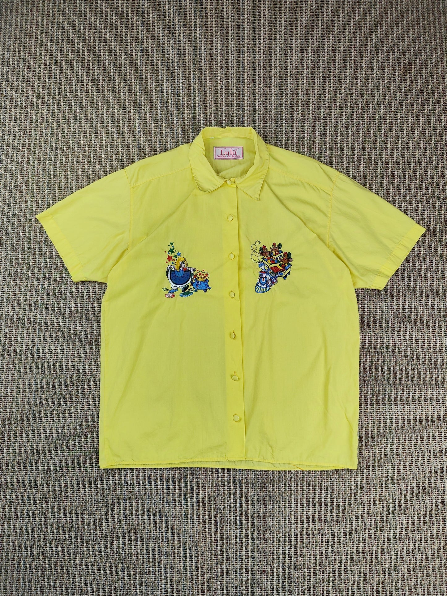 VINTAGE EMBROIDERED SHIRT (M)