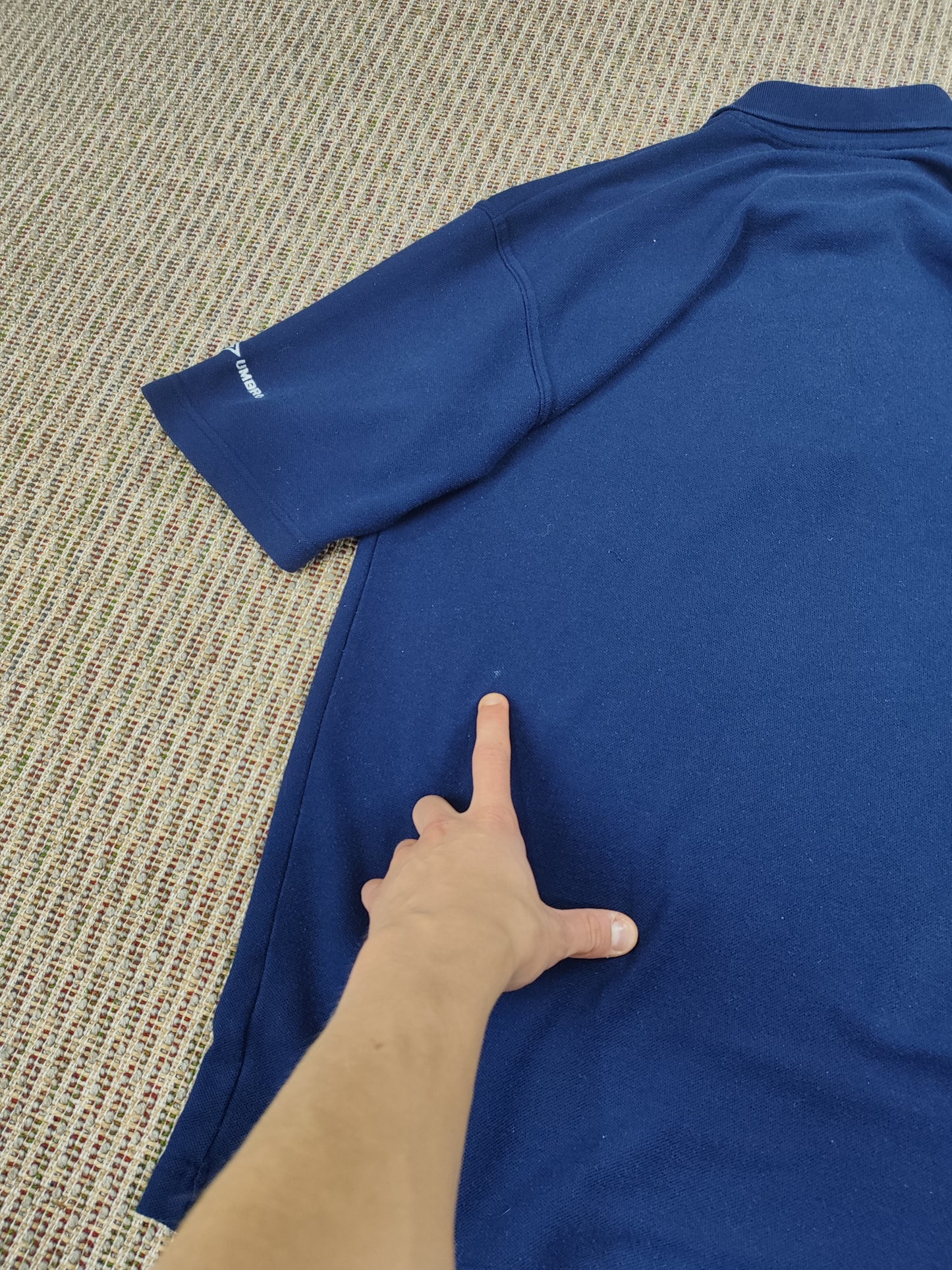 90S UMBRO ESSENTIAL POLO SHIRT (L)