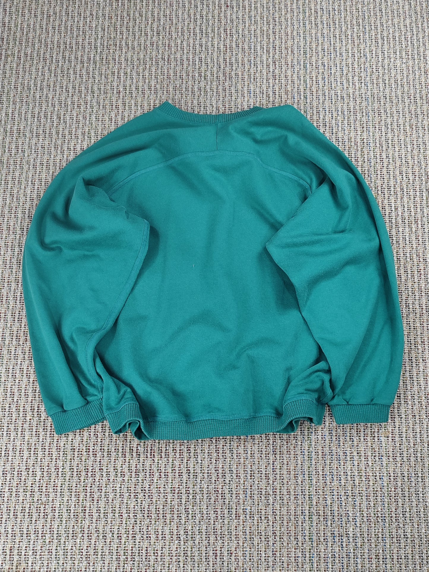 VINTAGE 80S TURQOISE SWEATSHIRT (L)