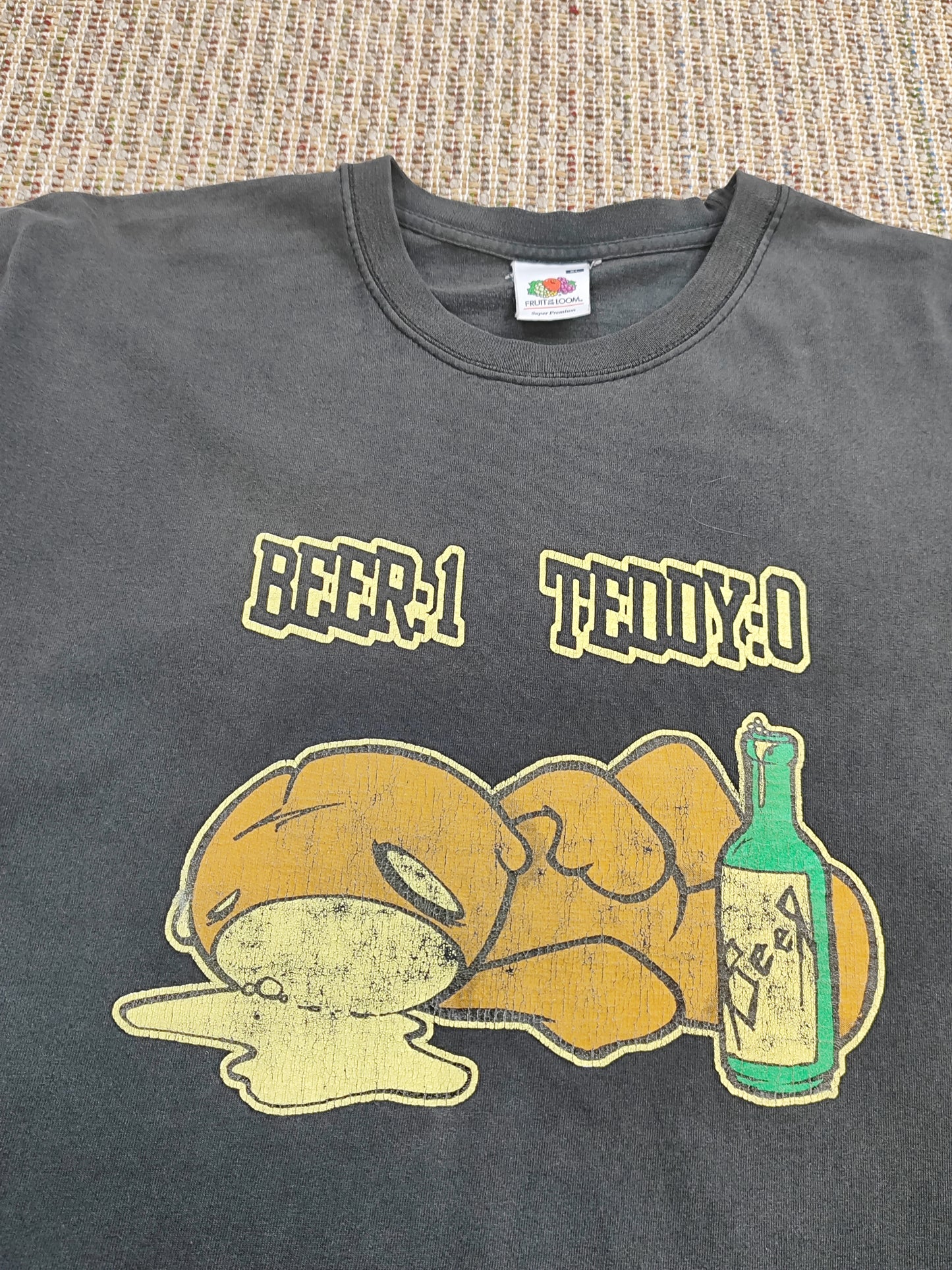Y2K FADED DRUNK TEDDY T-SHIRT
