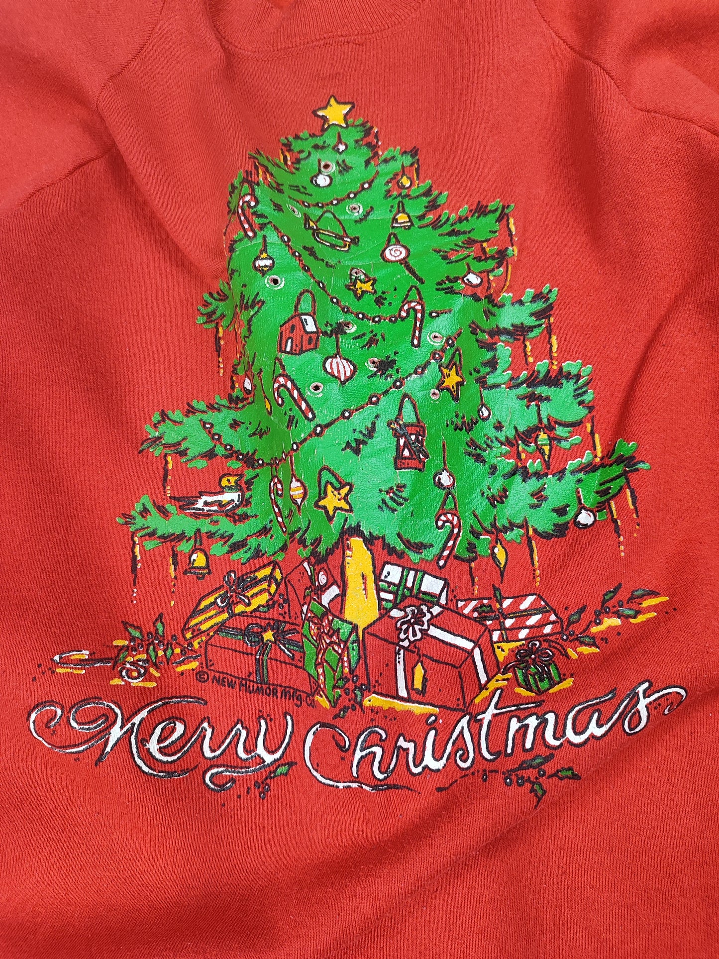 VINTAGE 80S CHRISTMAS SWEATSHIRT (M)