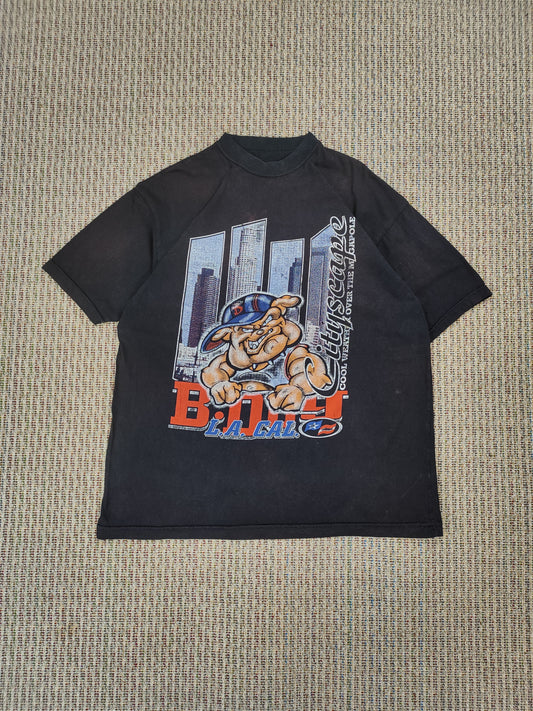 90S AMERICAN BULLDOG GRAPHIC T-SHIRT (L)