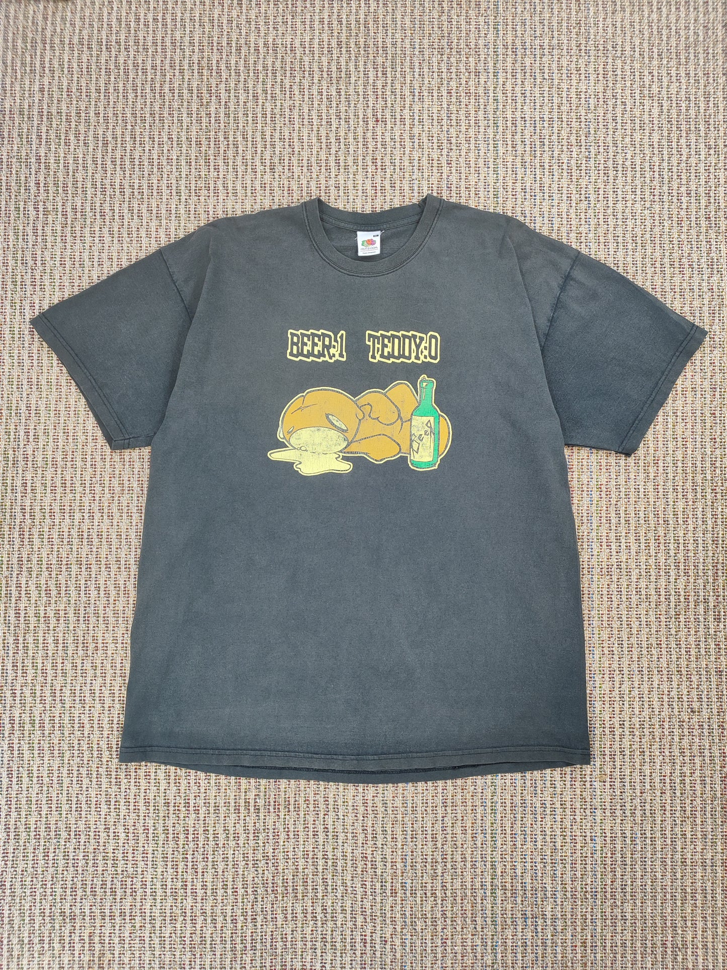Y2K FADED DRUNK TEDDY T-SHIRT