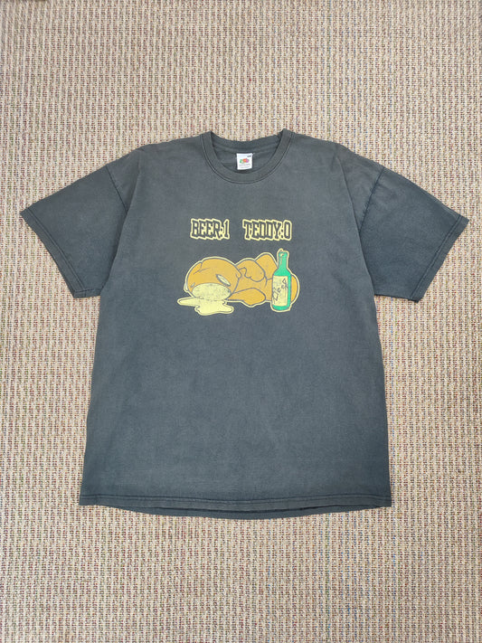 Y2K FADED DRUNK TEDDY T-SHIRT