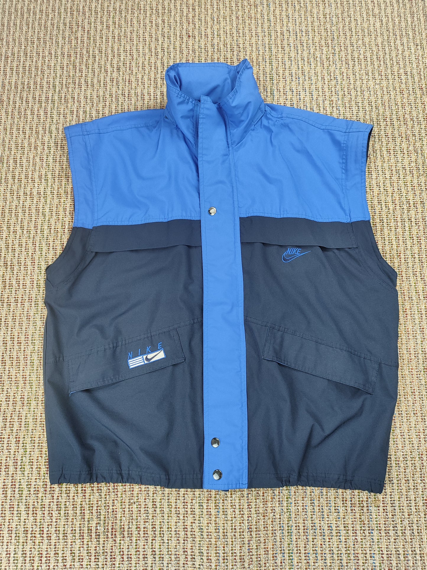 VINTAGE NIKE BOOTLEG WINDBREAKER GILET (L)