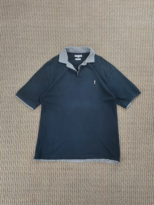 90S DOUBLE LAYER POLO SHIRT (L)