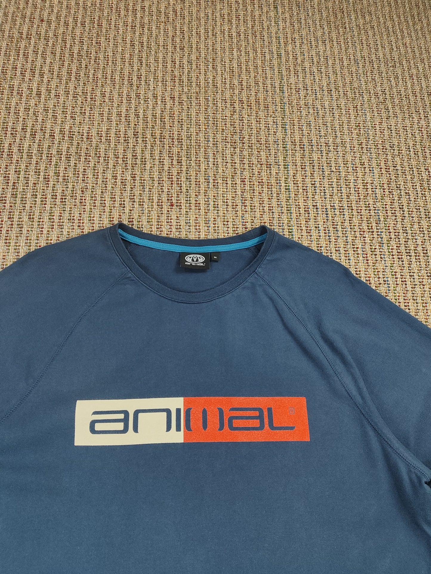 Y2K ANIMAL GRAPHIC LONG SLEEVE T-SHIRT (M)