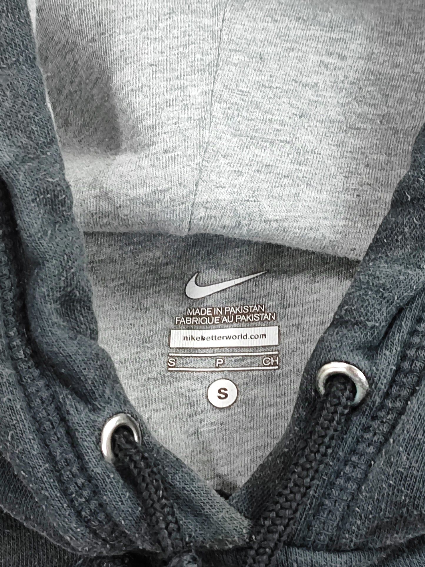 VINTAGE NIKE SPELLOUT HOODIE (WOMEN'S M)