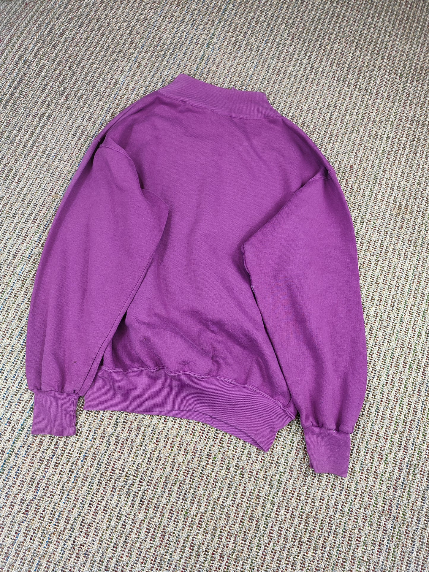 VINTAGE 80S NIKE COLLARED SWEATSHIRT (M)