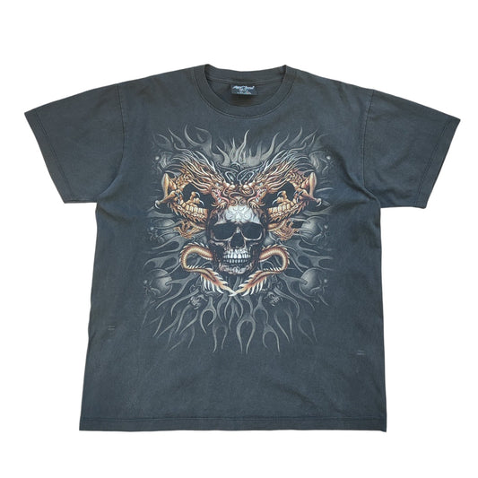 Y2K ROOK CHANG SKULL TEE (L)