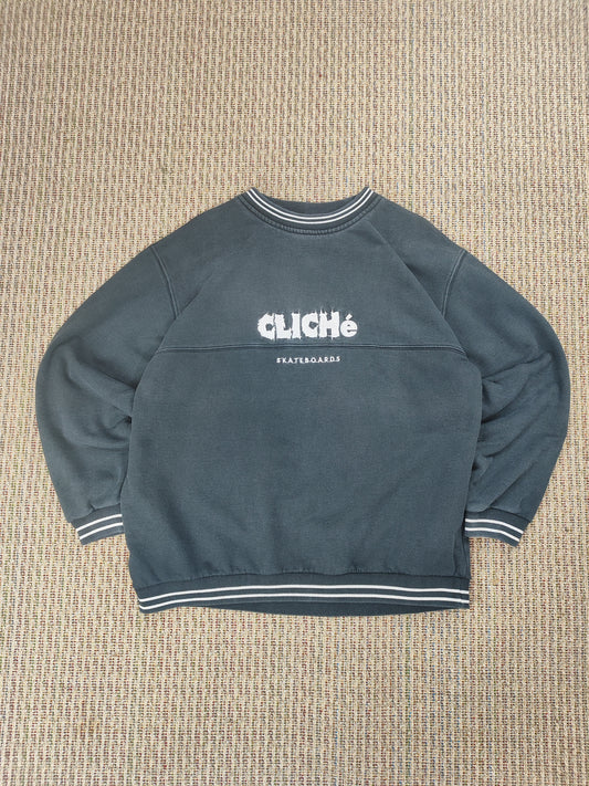 VINTAGE CLICHE SKATEBOARDS SWEATSHIRT (XL)