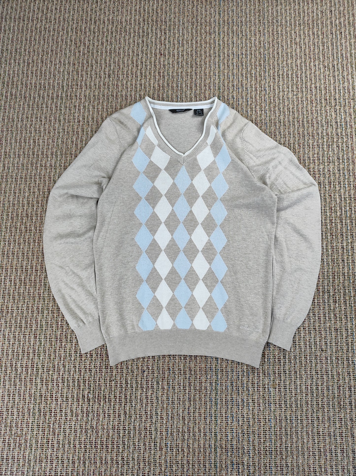 VINTAGE GRANDAD KNIT JUMPER (UK12)