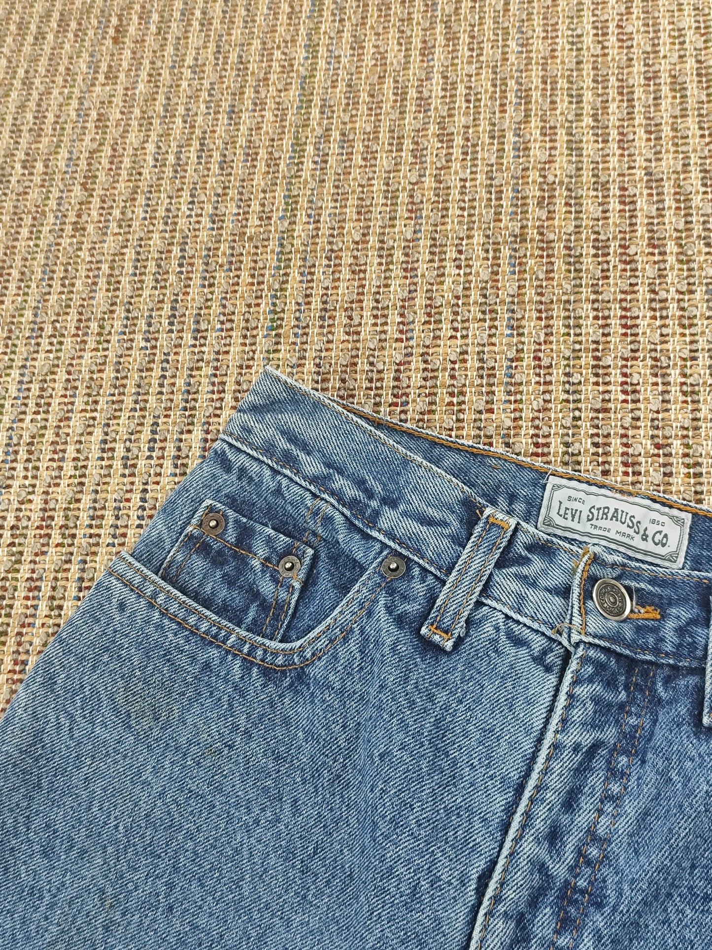 VINTAGE LEVIS 941 SILVER TAB JEANS (W27)